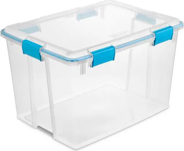 Alt view image 4 of 9 - Sterilite 80 Qt. Gasket Storage Tote 19384304