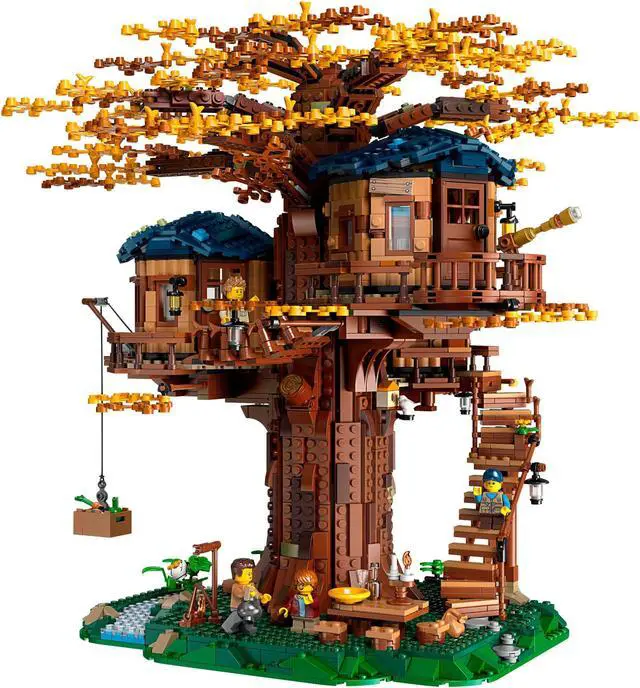 Alt view image 2 of 7 - LEGO Ideas 21318 Tree House 3036 Piece Block Building Set with 4 Minifigures