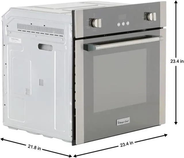 Alt view image 5 of 18 - Magic Chef 24-Inch Built-In Wall Oven