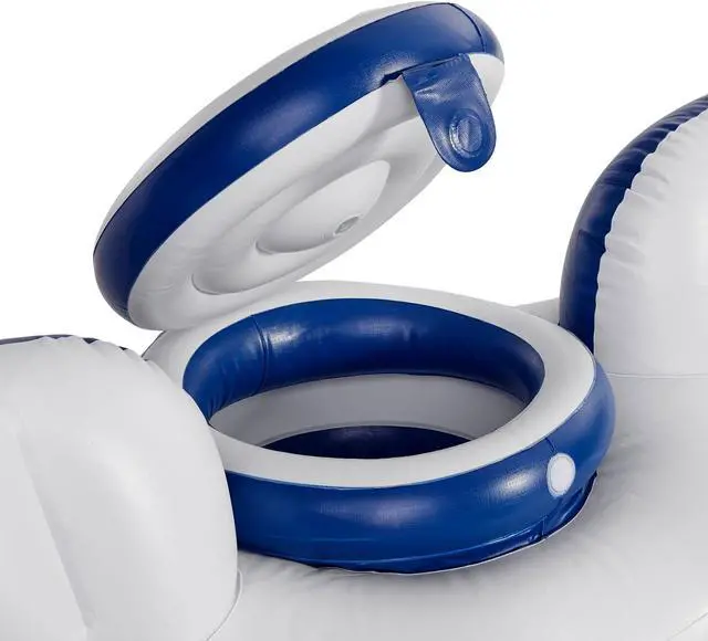 Alt view image 14 of 18 - Intex River Run 2 Person  Inflatable Tube Raft Float with Cooler for Pool & Lake
