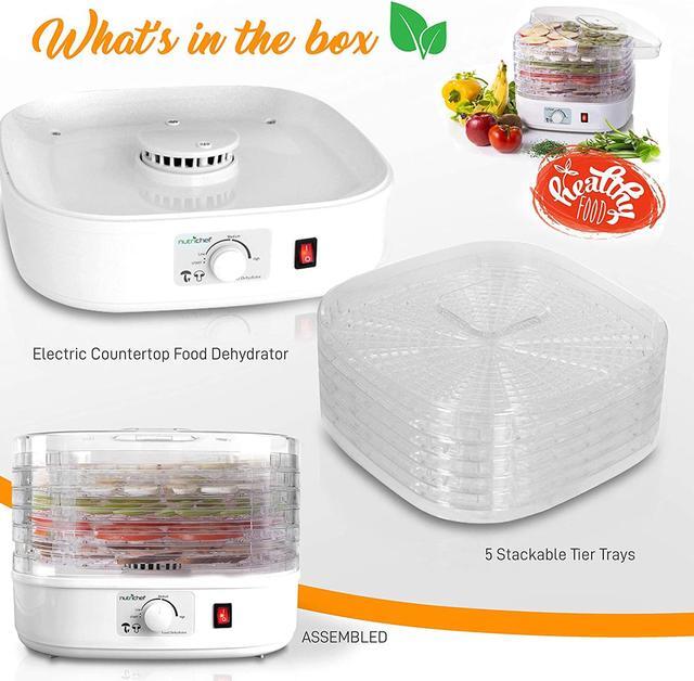 Alt view image 9 of 12 - NUTRICHEF  Nutrichef food dehydrator 5 tray with fan