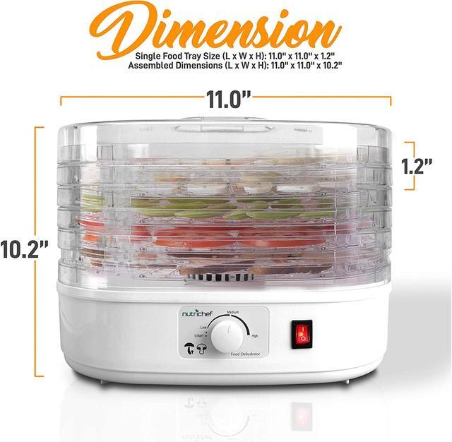 Alt view image 11 of 12 - NUTRICHEF  Nutrichef food dehydrator 5 tray with fan
