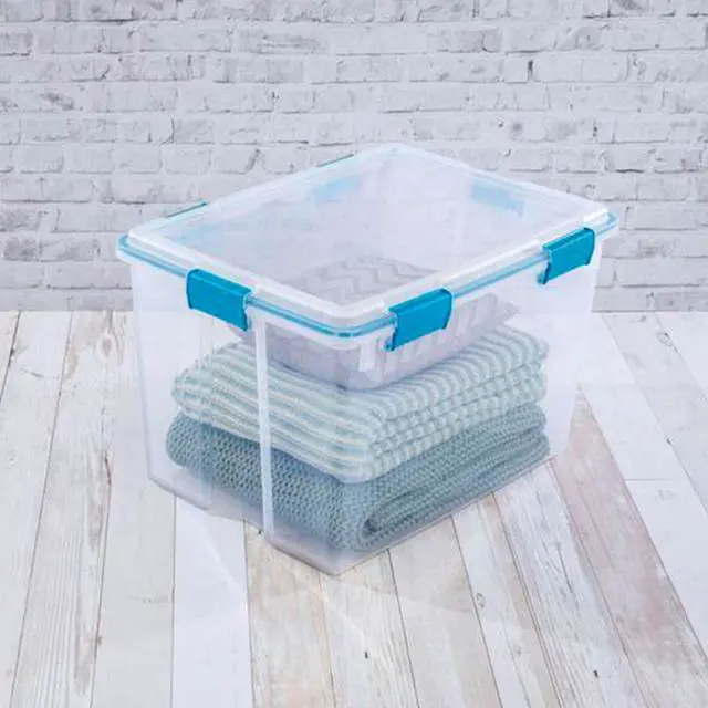 Alt view image 9 of 9 - Sterilite 80 Qt. Gasket Storage Tote 19384304