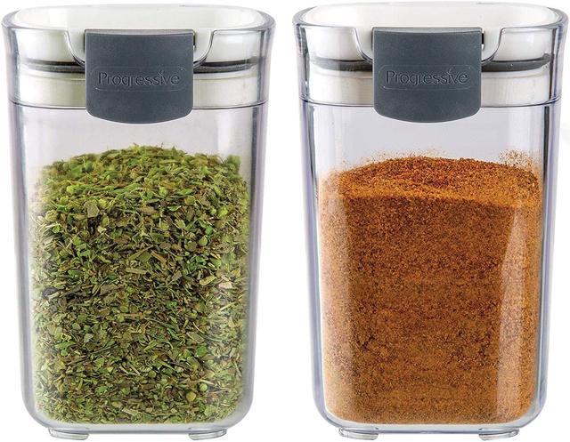Alt view image 3 of 10 - Progressive International Prepworks SEASONING KEEPERS, 2 Piece, Clear