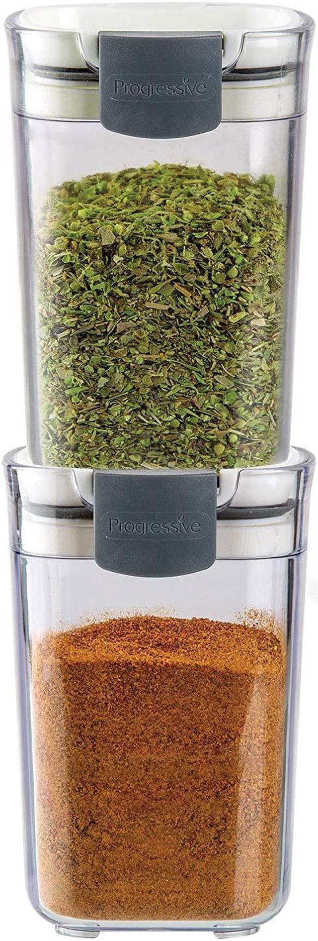 Alt view image 4 of 10 - Progressive International Prepworks SEASONING KEEPERS, 2 Piece, Clear