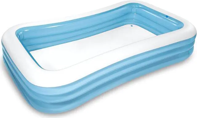 Alt view image 2 of 12 - Intex Swim Center Family Backyard Inflatable Kiddie Swimming Pool, Color Varies