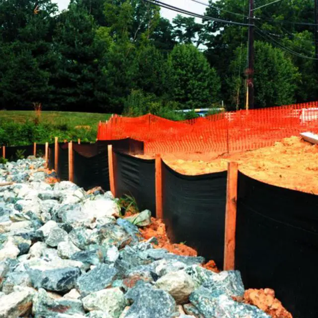 Alt view image 10 of 10 - TENAX 31900500 Silt Fence, 2 ft. H x 100 ft. L