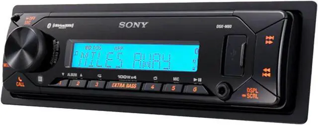 Alt view image 10 of 16 - Sony MARINE In-Dash Digital Media Receiver with Bu DSXM80