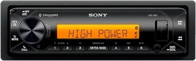Alt view image 11 of 16 - Sony MARINE In-Dash Digital Media Receiver with Bu DSXM80