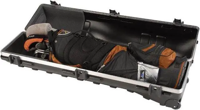 Alt view image 8 of 8 - SKB Cases ATA Deluxe Standard Plastic Storage Wheeled Golf Bag Travel Case
