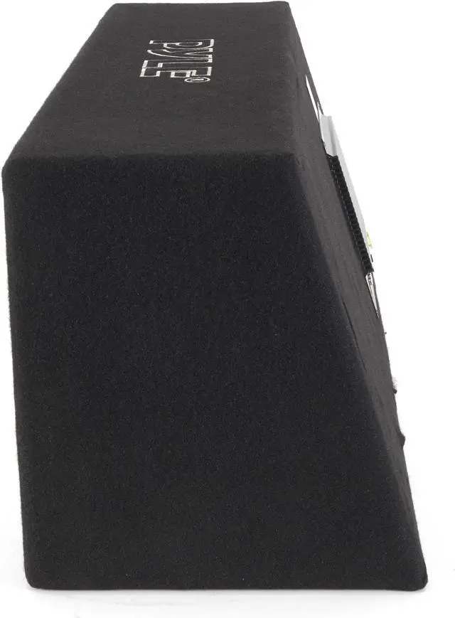 Alt view image 5 of 7 - Pyle 10 Inch 1100 Watt Slim Mount Truck Audio Dual Bass Subwoofer Box System