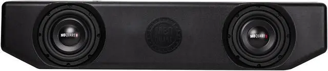 Alt view image 7 of 12 - New Mb Quart Dual 8" Underseat Subwoofer System