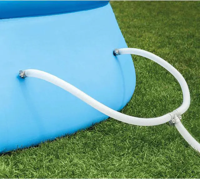 Alt view image 13 of 20 - Intex 26175EH 18' x 48" Inflatable Round Outdoor Above Ground Swimming Pool Set