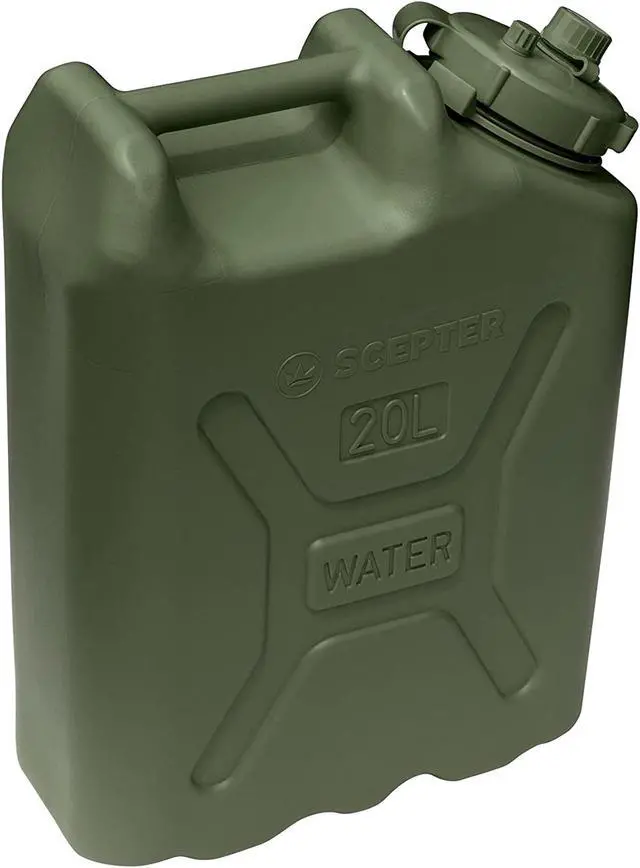 Alt view image 4 of 9 - Scepter BPA Durable 5 Gallon 20 Liter Portable Water Storage Container, Green