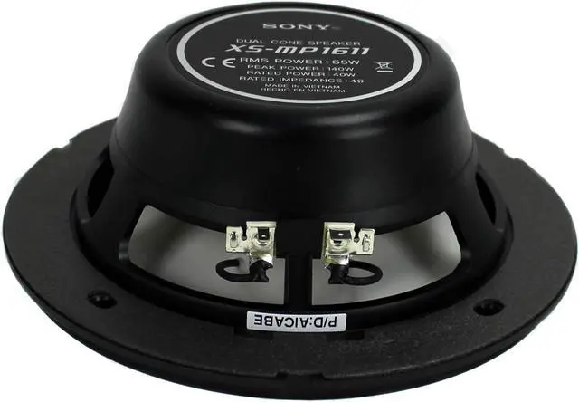 Alt view image 13 of 20 - Sony XS-MP1611 6.5 Inch 140 Watt Dual Cone Design Marine Speakers Stereo White