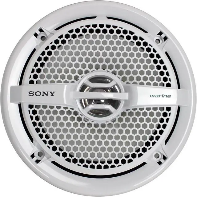 Alt view image 3 of 20 - Sony XS-MP1611 6.5 Inch 140 Watt Dual Cone Design Marine Speakers Stereo White