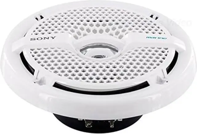 Alt view image 4 of 20 - Sony XS-MP1611 6.5 Inch 140 Watt Dual Cone Design Marine Speakers Stereo White