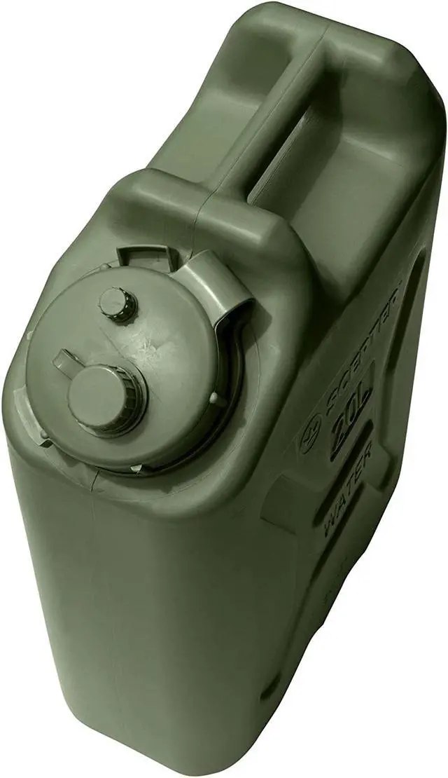 Alt view image 3 of 9 - Scepter BPA Durable 5 Gallon 20 Liter Portable Water Storage Container, Green