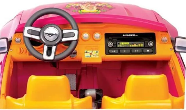 Alt view image 5 of 13 - Fisher-Price Power Wheels Barbie Ford Mustang