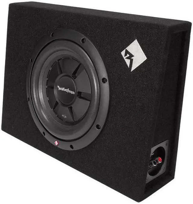 Alt view image 8 of 20 - Rockford Fosgate R2S-1X10 Single 10" Loaded Subwoofer Enclosure 400W R2S1X10