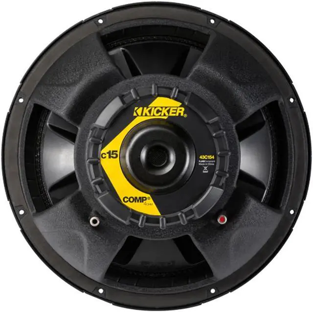 Alt view image 16 of 20 - Kicker Classic 15" Comp 4 Ohm SVC Subwoofer