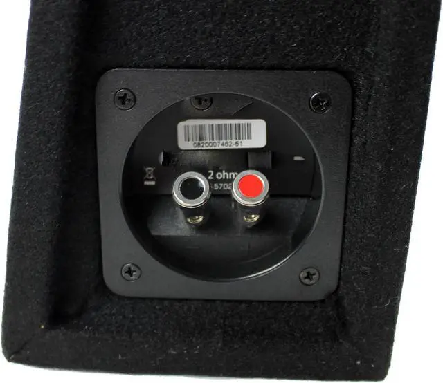 Alt view image 9 of 20 - Rockford Fosgate R2S-1X10 Single 10" Loaded Subwoofer Enclosure 400W R2S1X10