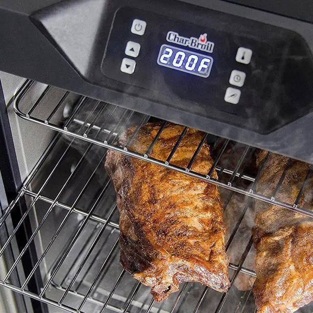 Alt view image 6 of 18 - Char-Broil Deluxe Digital Electric Smoker, 1000 Square Inch