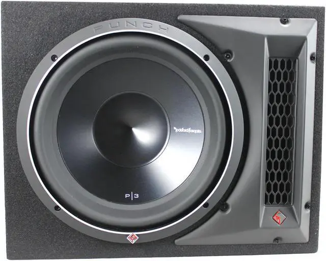 Alt view image 12 of 20 - Rockford Fosgate P3-1X12 12" 1200W  Single Loaded Vented Subwoofer Sub Enclosure