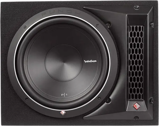 Alt view image 4 of 20 - Rockford Fosgate P1-1X12 12" Single Loaded Subwoofer Enclosure 500W