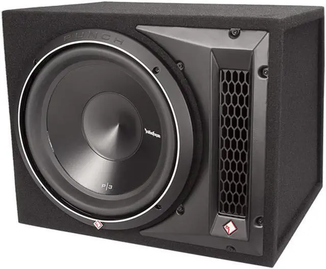 Alt view image 11 of 20 - Rockford Fosgate P3-1X12 12" 1200W  Single Loaded Vented Subwoofer Sub Enclosure