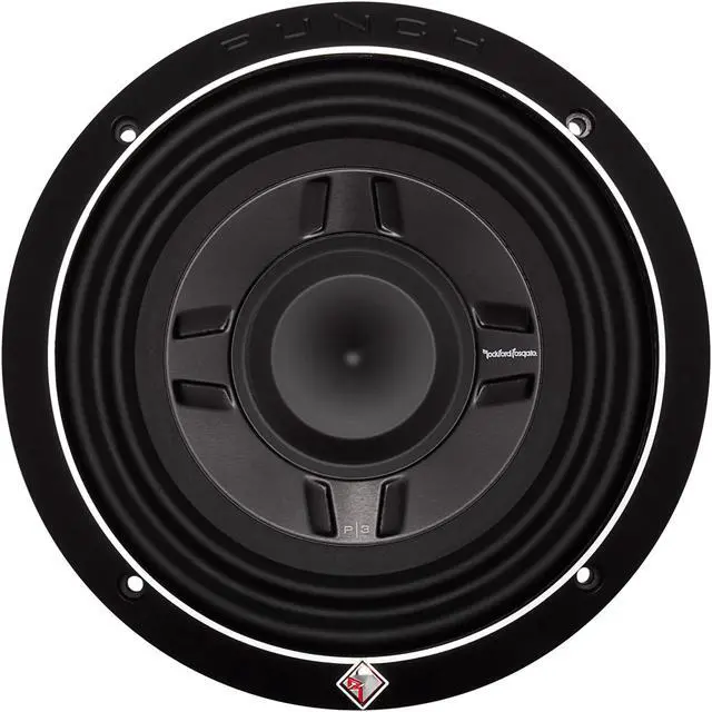 Alt view image 3 of 10 - Rockford Fosgate P3SD4-8 - 8" 4-Ohm DVC Shallow Subwoofer