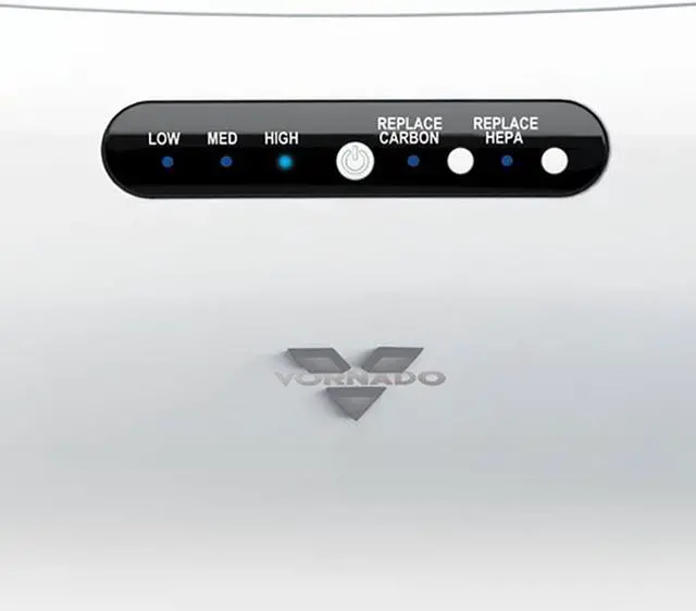 Alt view image 6 of 17 - Vornado AC350 Whole Room True Hepa Air Purifier