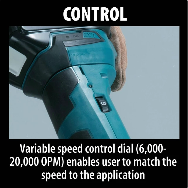 Alt view image 7 of 20 - Makita 18 Volt LXT Lithium-Ion Cordless Oscillating Tool (Bare Tool) XMT03Z