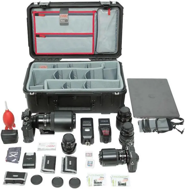 Alt view image 12 of 20 - SKB Cases iSeries 2011-7 Case with Photo Dividers and Lid Organizer (Black)