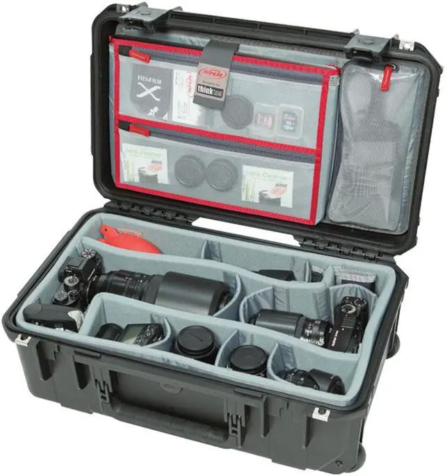 Alt view image 11 of 20 - SKB Cases iSeries 2011-7 Case with Photo Dividers and Lid Organizer (Black)