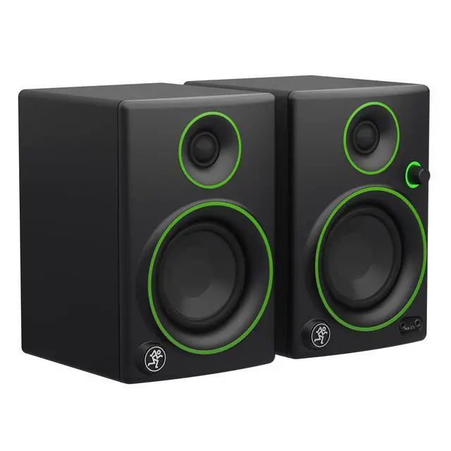 Alt view image 10 of 17 - Mackie CR3 Pair Powered Multimedia Monitor Speakers Studio Design