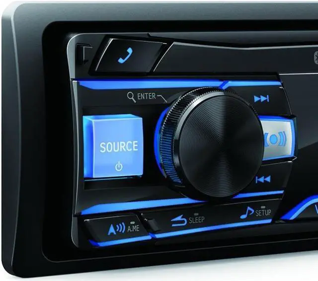 Alt view image 3 of 13 - Alpine UTE-73BT 1 DIN Advanced Bluetooth Mech Less Car Audio Digital Receiver