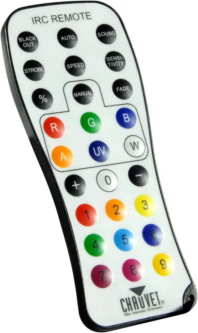 Alt view image 10 of 19 - Chauvet IRC-6 Remote