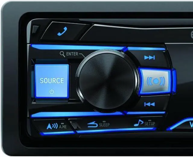 Alt view image 5 of 13 - Alpine UTE-73BT 1 DIN Advanced Bluetooth Mech Less Car Audio Digital Receiver