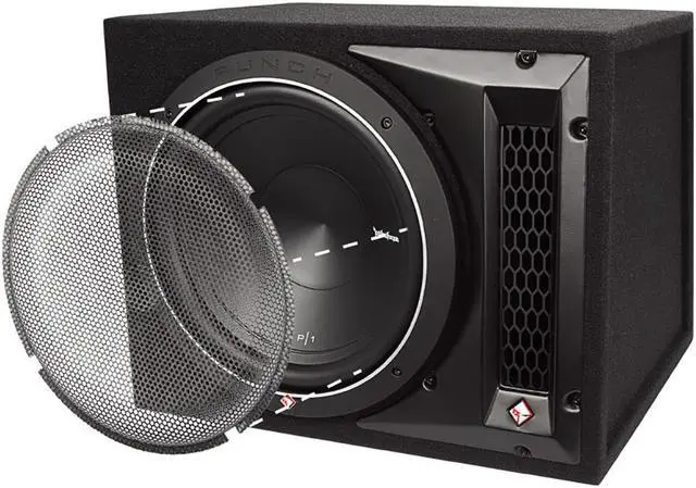 Alt view image 9 of 10 - Rockford Fosgate Punch P1-2X10
Ported enclosure with two 10" Punch P1 subwoofers