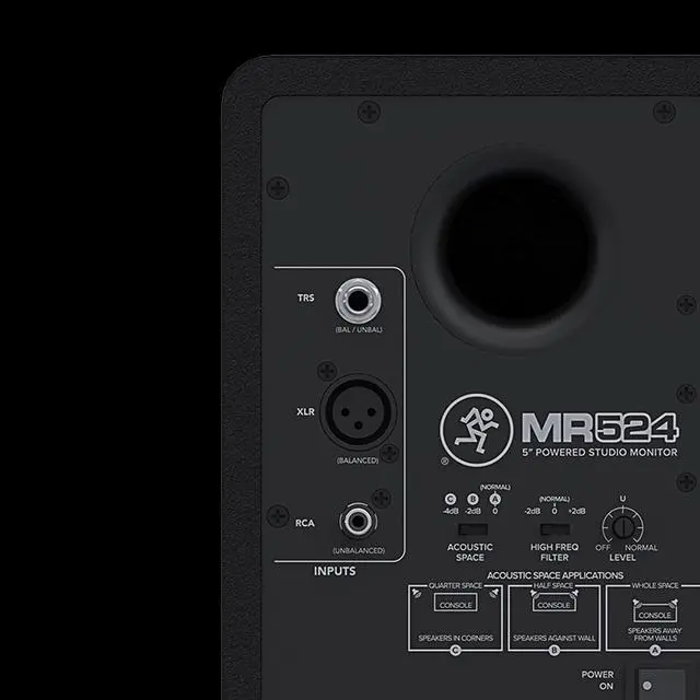 Alt view image 10 of 20 - Mackie MR524 MR-Series 5" Powered Studio Monitor