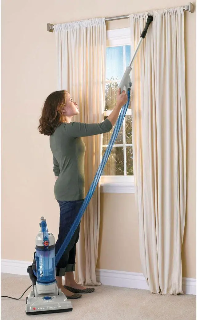 Alt view image 13 of 17 - Hoover Sprint QuickVac Bagless Upright Vacuum Cleaner, UH20040