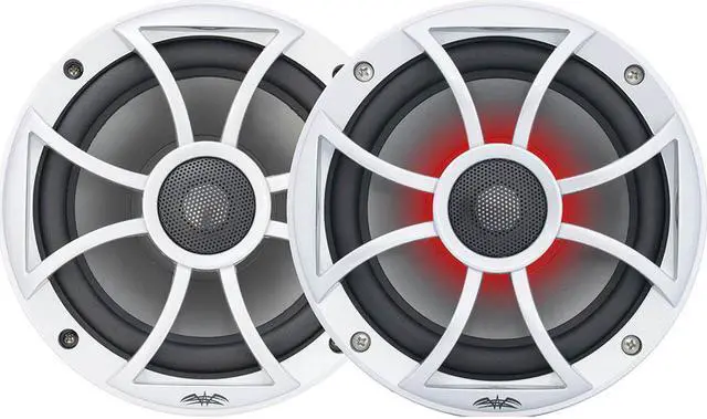 Alt view image 3 of 15 - Wet Sounds Recon 6S RGB 6.5 Inch 2 Way Marine Speakers with RGB LED lighting