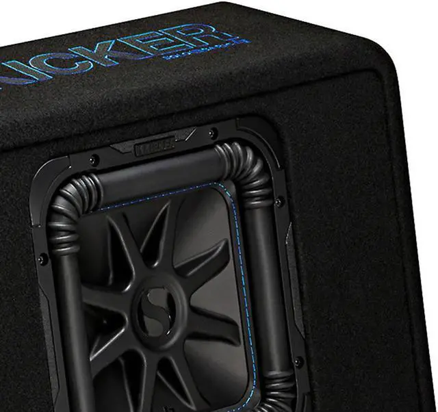 Alt view image 9 of 16 - Kicker TL7S102 L7S 10" Subwoofer in Thin-Profile Enclosure 2-Ohm