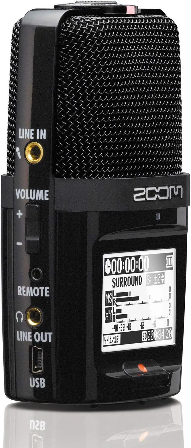 Alt view image 4 of 20 - Zoom Handy Recorder Digital Audio Portable Compact Hand Recorder with SD Card