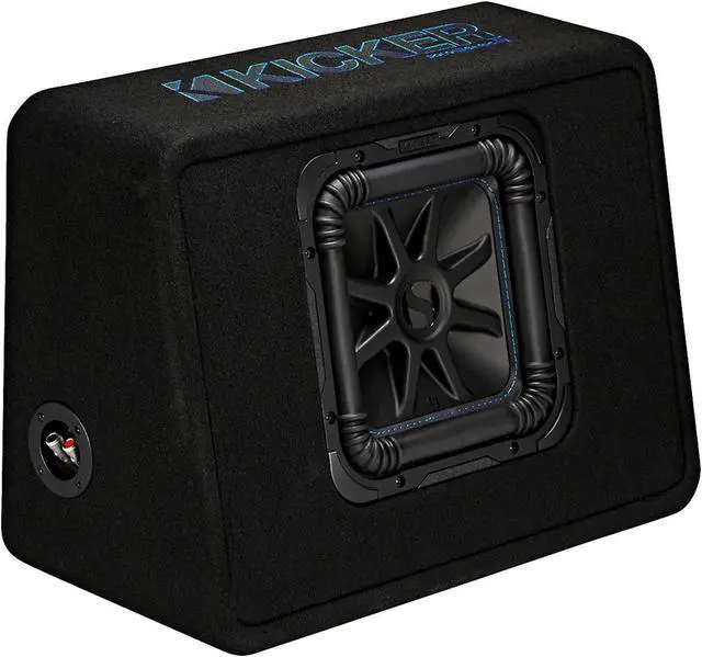 Alt view image 6 of 16 - Kicker TL7S102 L7S 10" Subwoofer in Thin-Profile Enclosure 2-Ohm