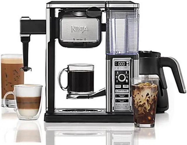 Alt view image 11 of 20 - Ninja - Coffee Bar 10-Cup Coffeemaker - Black/Stainless