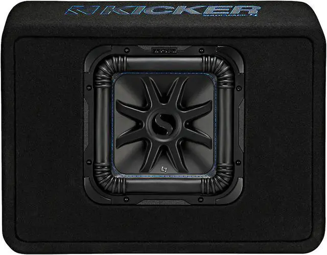 Alt view image 7 of 16 - Kicker TL7S102 L7S 10" Subwoofer in Thin-Profile Enclosure 2-Ohm