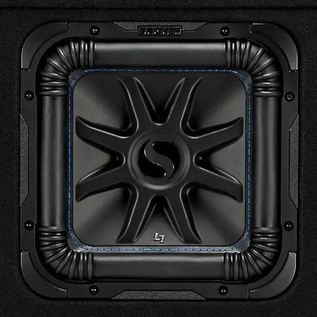 Alt view image 8 of 16 - Kicker TL7S102 L7S 10" Subwoofer in Thin-Profile Enclosure 2-Ohm
