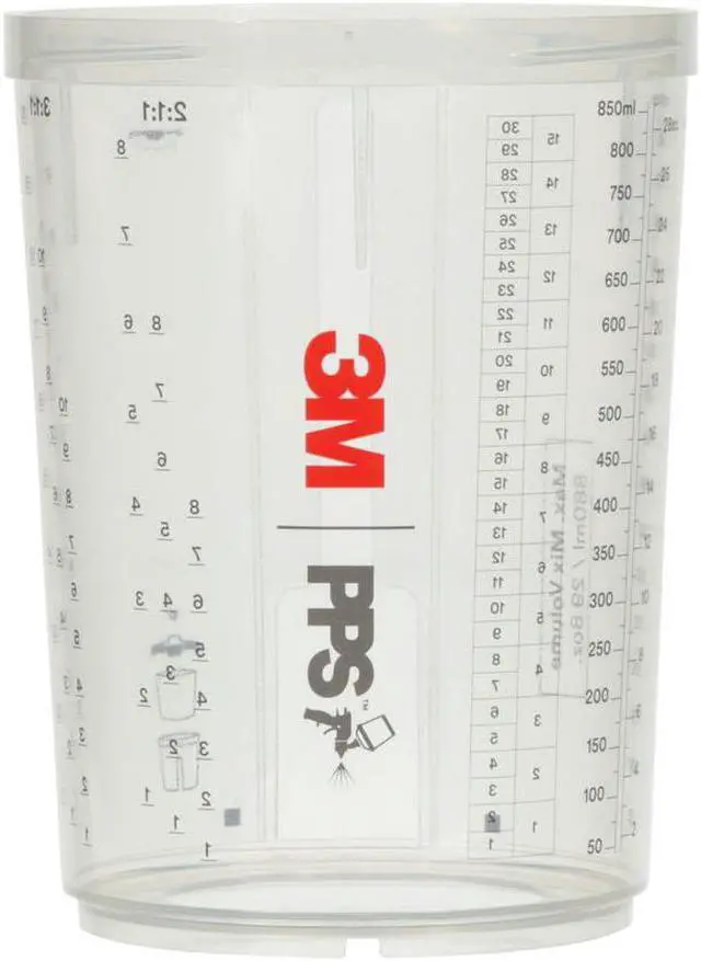 Main image of 3M 26023 Spray Gun Cup,28 fl. oz. Capacity,PK2